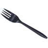 Daxwell Plastic Forks, Medium Weight Polypropylene (PP), Black, A10002151 (Case