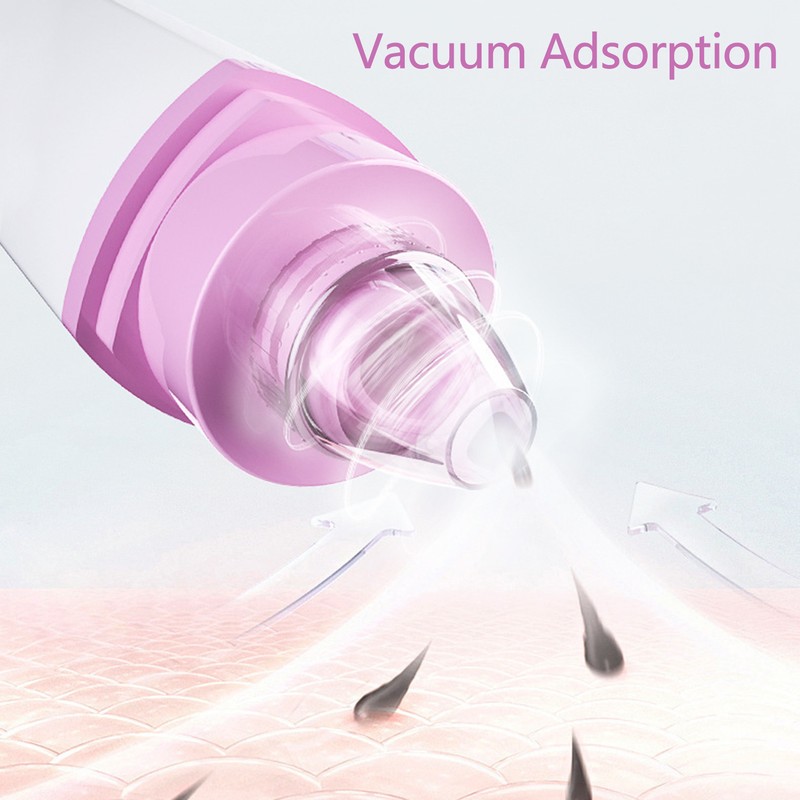 Blackhead Machine Acne Needles Tools Set 3 Suction Nozzles Vacuum