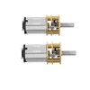 bnafes 2PCS Gear Motor DC 6V 300RPM Micro Gear Box