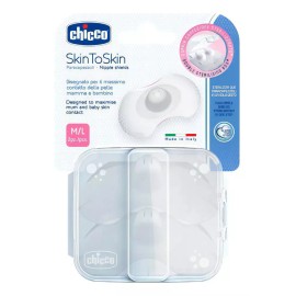 Chicco Pezoneras Skin To Skin Tamaño Mediano/grande