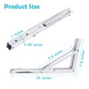 CLT 20" White Folding Shelf Brackets Max. Load 550 lb,