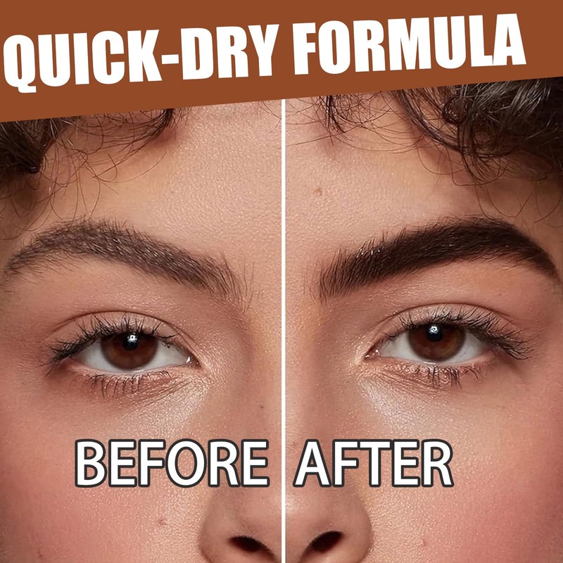 Transparency Eyebrow Pomade, Waterproof Eyebrow Gel, Eyebrow Pomade with Brush,