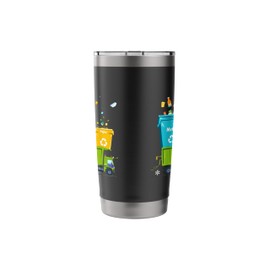 Metal Plastic Glass Paper Recycling Bins Stainless Steel Insulated Tumbler