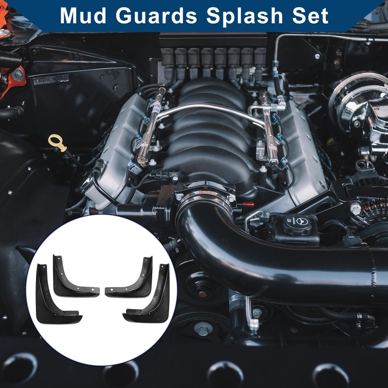 Hihaha Mud Flaps Splash Guards W/Mount Accessories for Chrysler 300c