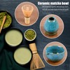 TOLASTO Matcha Set | 4-Piece Bamboo Matcha Set with Ceramic