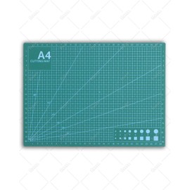 A1 A2A3 A4 A5 Cutting Mat Non-Slip Self Healing Sewing Quilting Cutting Board Double Sided Grid Crafts Modelling Paper-Craft Green (Green, A4), Generic