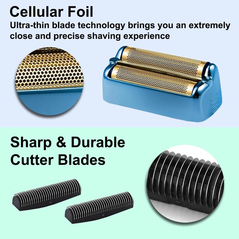 FXONE Shaver Replacement Foil and Cutter Compatible with BaBylissPRO FXONE