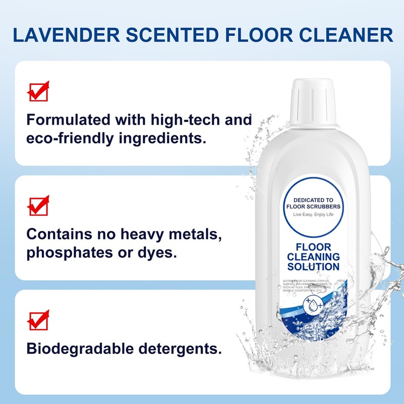 Nukisa 4pcs Floor Cleaning Solution Compatible With Tineco Cleaning Solution,