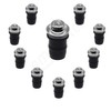 amavoler 10 PCS M5 Motorcycle Windscreen Bolts Screws Kit,Universal Motorcycle