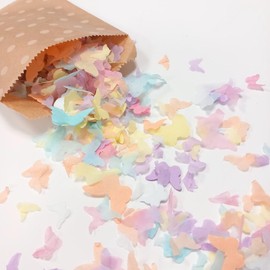 Biodegradable Wedding Butterfly Confetti - Pastel Colours