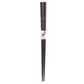 81 Chopsticks Dishwasher-Dyed Carved Dark Brown Design with Paulownia Box and Wrapping Included for Dad, Dad, Father, Father, Father-in-law, Father-in-law, Father-in-law, Father-in-law, Father's Day,