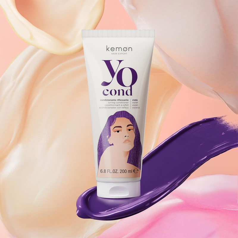 Kemon Yo Cond Viola Maschera Riflessante Vegan 200 ml