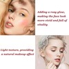 Natural-Looking Liquid Blush with Soft Cream Texture, Long-Lasting Formula for