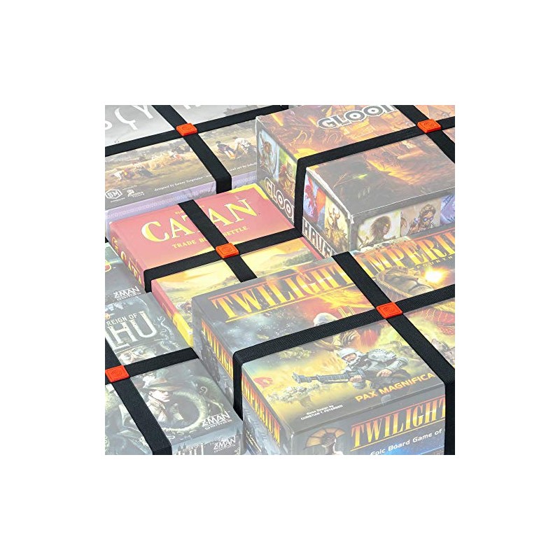Premium Elastic Box Bands - Board game storage solution to