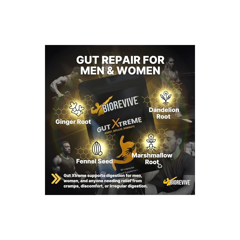 BioRevive Gut Xtreme – Advanced Gut Repair for Men &