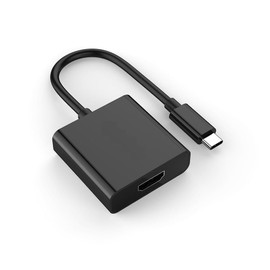 REY OTG HDMI Female to USB Type C 3.1 Male Adapter 4k Black