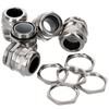 Pack of 5 Kalitec M20 Cable Gland Brass 7.0-13.0 mm