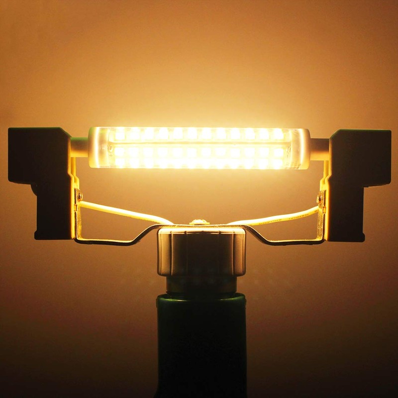 R7S LED 118mm Dimmable, 10W Soft White (3000K) 1000lm 108pcs