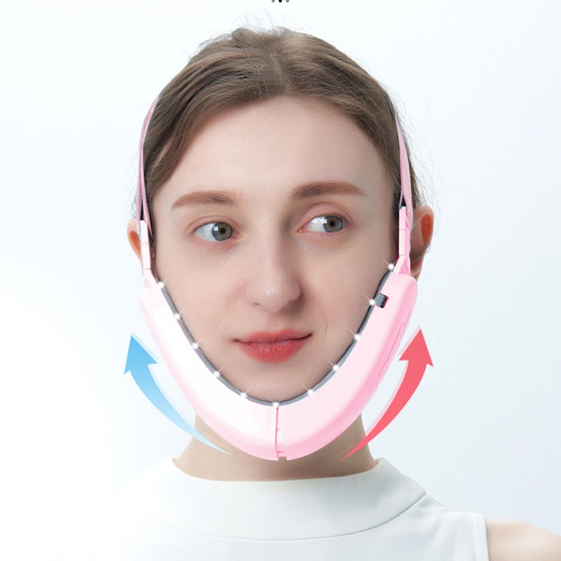 Electric V Face Massager Hot Compression Folding Vibration Lifting Electroinc
