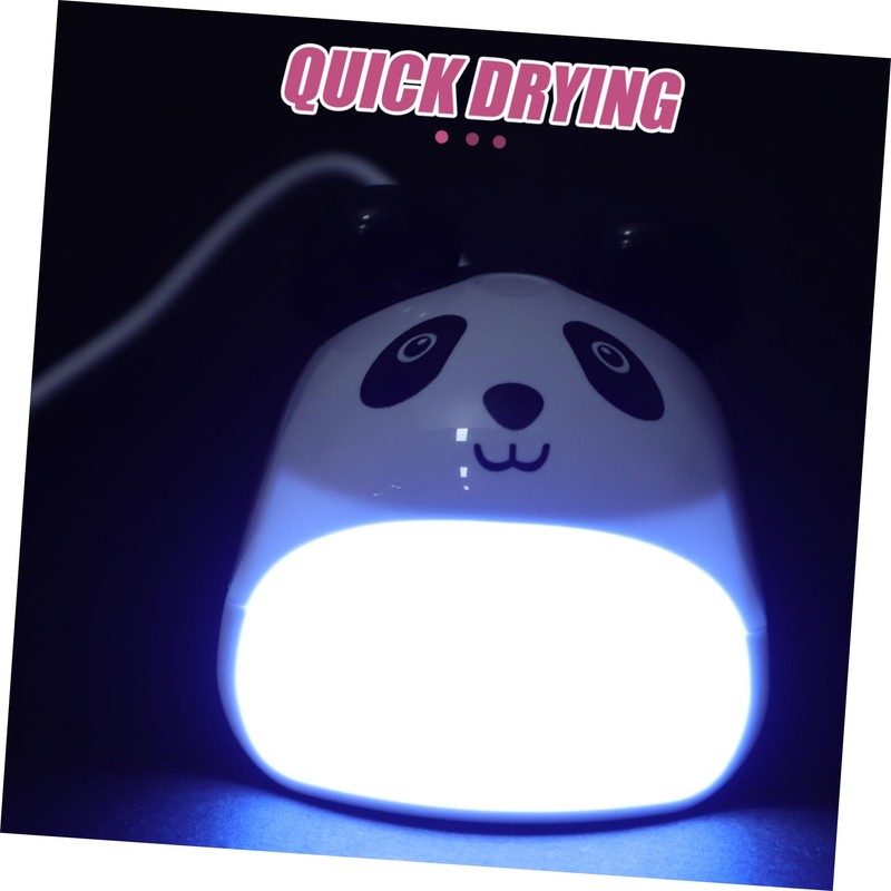Outanaya Cute Panda Handheld Nail Light Portable USB Nail Dryer