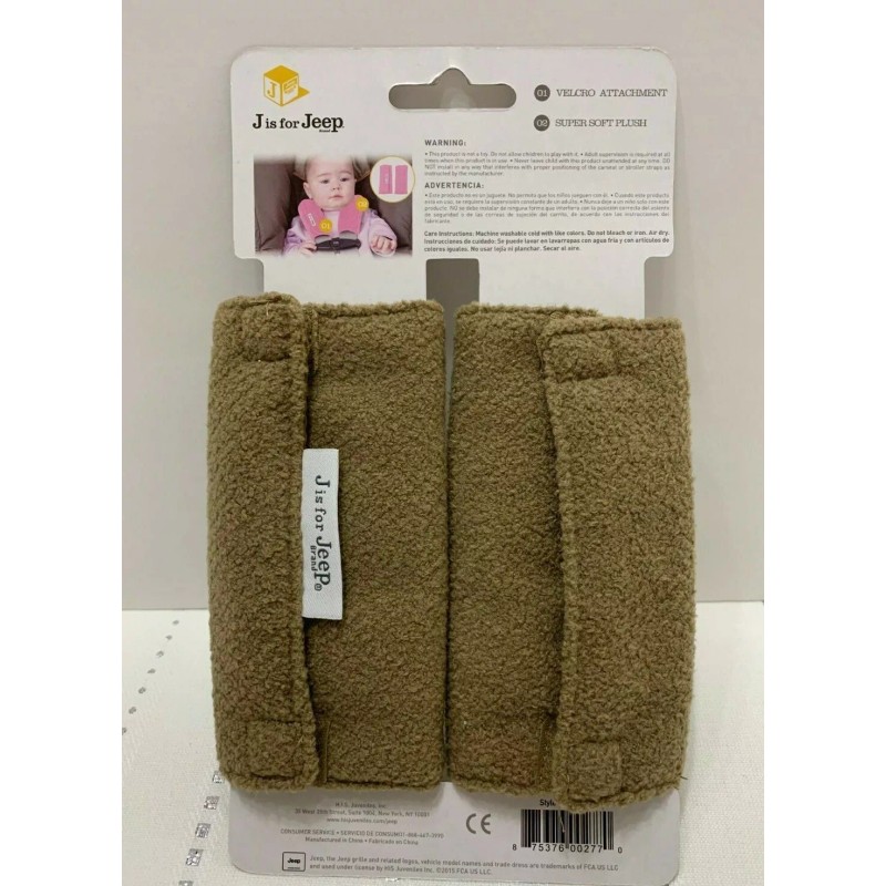 Jeep J is for Jeep Seatbelt Strap Covers