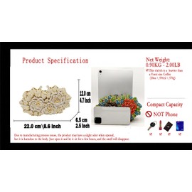 Boutique De FGG Dazzling Flower Evening Bags For Women Formal Party Rhinestone Handbags Wedding Crystal Clutch Purse,Pink AB,Mini