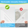 Electrostatic Wall Protective Film, Clear Wall Protector Film, Self-Adhesive Contact
