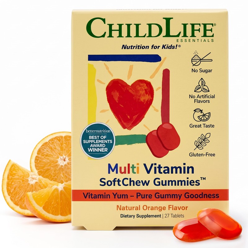 ChildLife | Multi Vitamin SoftChew Gummies® 27 Tablets Natural Orange