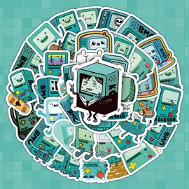 Games Console Graffiti Stickers for Teens Girls Children Motivate Gift Favors,60 PCS BMO Cute Style Stickers for Water Bottle Skateboard Guitar Bicycle Phone,DIY Waterproof Decoration