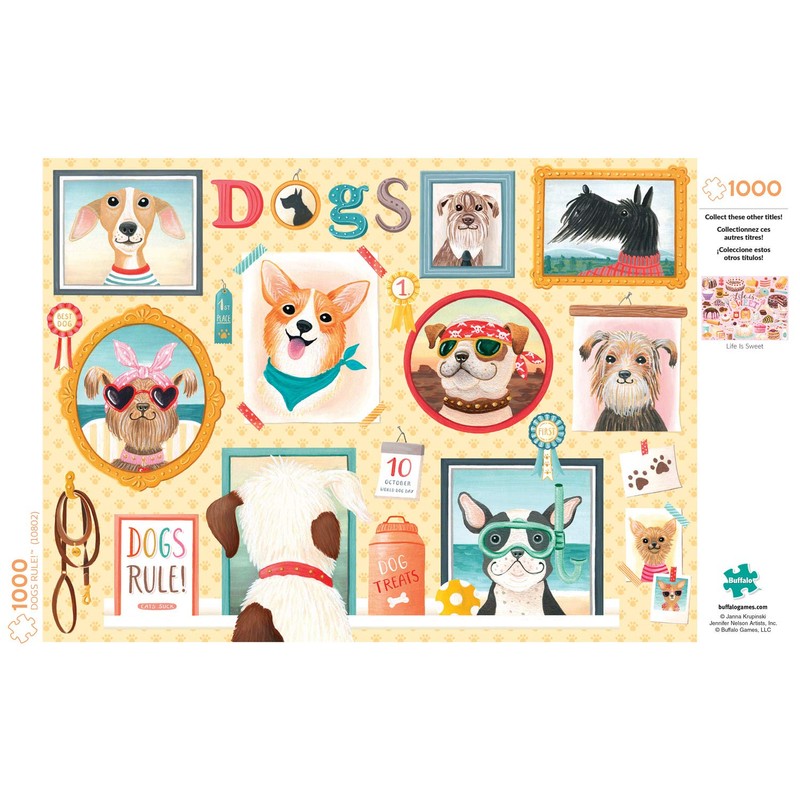 Buffalo Games - Dogs Rule - 1000 Piece Jigsaw Puzzle