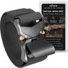 TECEUM Tactical Belt – Black B1 XL – Heavy-Duty Military,