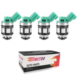 FIREMOTOO Fuel Injectors Set of 4 Compatible with Nissan Pickup 1996-1997 Compatible with Nissan Frontier 1998-2004 Compatible with Nissan Xterra 2000-2004 2.4L Replace 16600-1S700 842-18125 1 Hole
