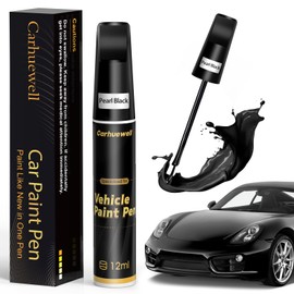 Black Touch Up Paint for Cars, Auto Car Paint Touch Up Paint Pen for Deep Scratches, Car Scratch Repair Pen, Quick and Easy Solution to Repair Minor Automotive Scratches (Pearl Black)