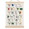 RYYCDOI Baseball Alphabet Nursery Wall Decor, Baseball Alphabet Learning Wall