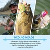 Ned Rig Jig Heads Kit, 25Pcs Ned Rig Baits Hooks