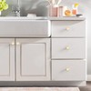 9BUILD 10 Pack Gold Cabinet Knobs Single Hole Cupboard Handles