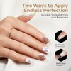 modelones Puntas de uñas de gel cuadradas extracortas, 360 uñas