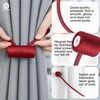 Remunkia Magnetic Curtain Tiebacks 2 Pack, Curtain Tie Backs Holder,