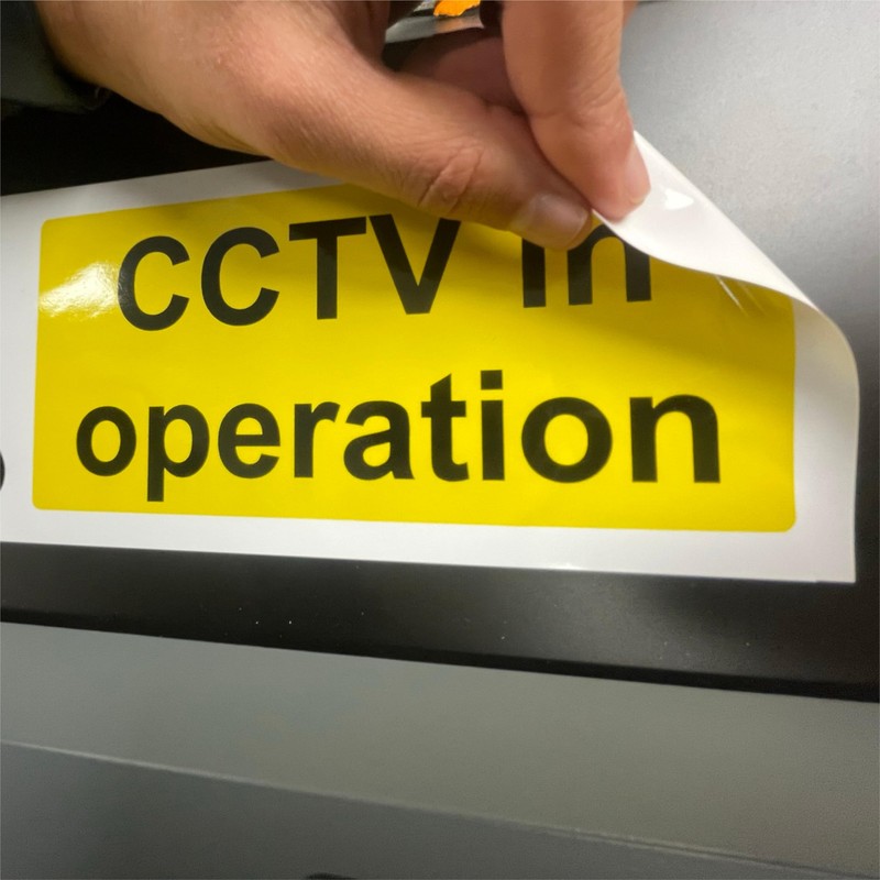 15-Pack Mixed CCTV Stickers For Commercial and Domestic Use Security