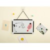 A4 Dry Wipe Whiteboard and Eraser | Home Kitchen Office