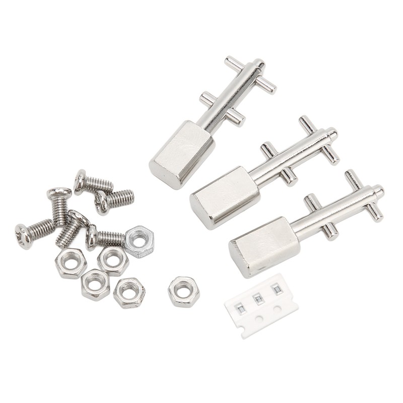 3pcs Toggle Switch Matte Chrome Coating Heavy Duty Toggle Flick