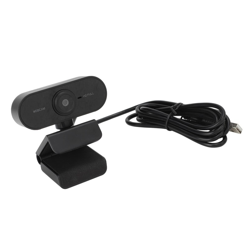 1080P Computer Camera, HD Webcam with Noise Reduction Microphone, USB2.0