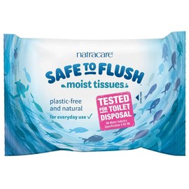 Natracare Safe To Flush Moist Tissues 30 Wipes