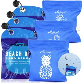 Beach Sand Remover Sand Eraser Kids Adult Men Women 2025 Beach Vacation Essentials Sunscreen Chair Cover Towel Blanket Bag Tent Umbrellas Shovel Toy Castle Building Cup Holder Clip Hat Canopy Shade