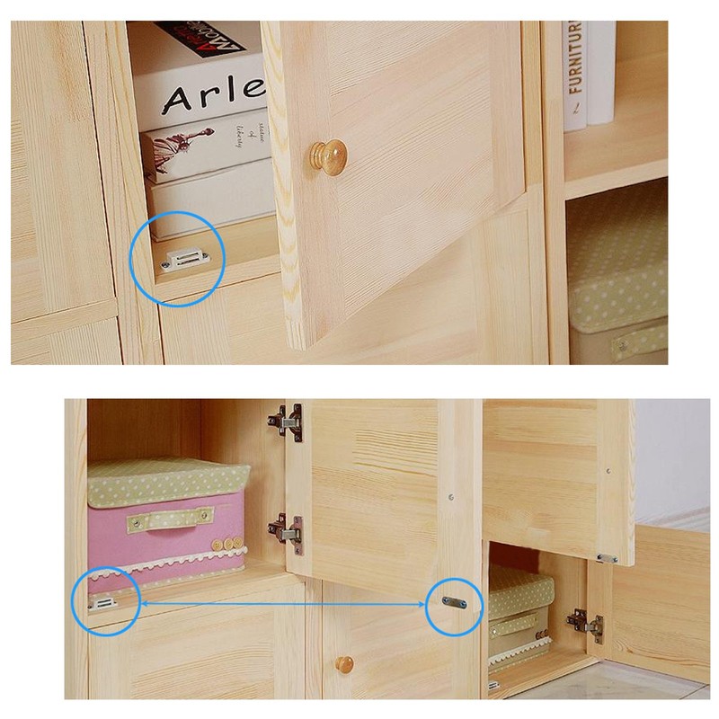 10x Heavy Duty Cupboard Cabinet Door Magnetic Catch Latch Home