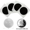SANPOPO NFC Tags Sticker, NFC Tag, Black NFC Sticker,, black,