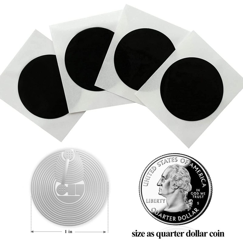 SANPOPO NFC Tags Sticker, NFC Tag, Black NFC Sticker,, black,