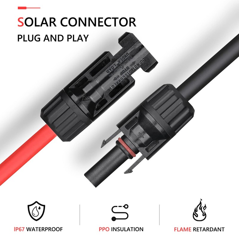 YXGOOD Solar Crimping Tool for Solar Panel Cable with 12