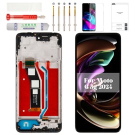 for Moto G 2024 Screen Replacement for Moto G 5g 2024 LCD Screen Replacement Digitizer for Motorola Moto G 5g XT2417-1 Screen Replacement Touch Display Assembly with Frame XT2417-4 Black