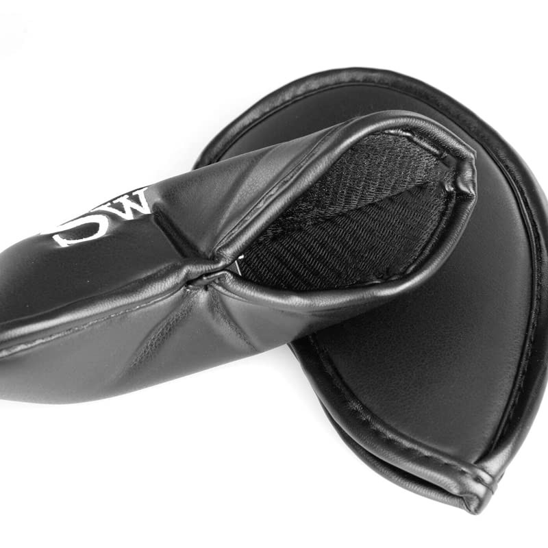 12 PCS Waterproof PU Leather Head Cover Golf Iron Club